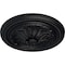 Ekena Millwork Wigan Ceiling Medallion, Hand-Painted Steel Gray, 16"OD x 2 1/4"P CM16WGSGS - alternate 4